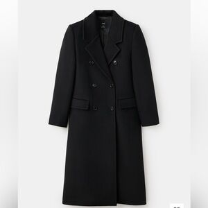 NWOT Mango Double Breasted Wool Coat